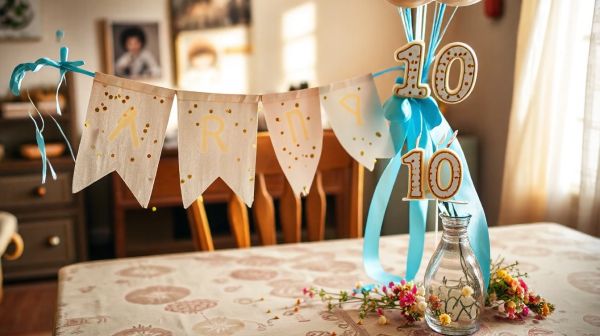 Inspirez-vous pour une décoration d'anniversaire unique 10 ans