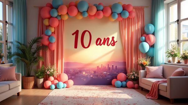 Réussir une déco anniversaire 10 ans joyeuse et originale
